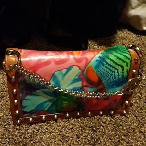 Versace studded multicolor purse...